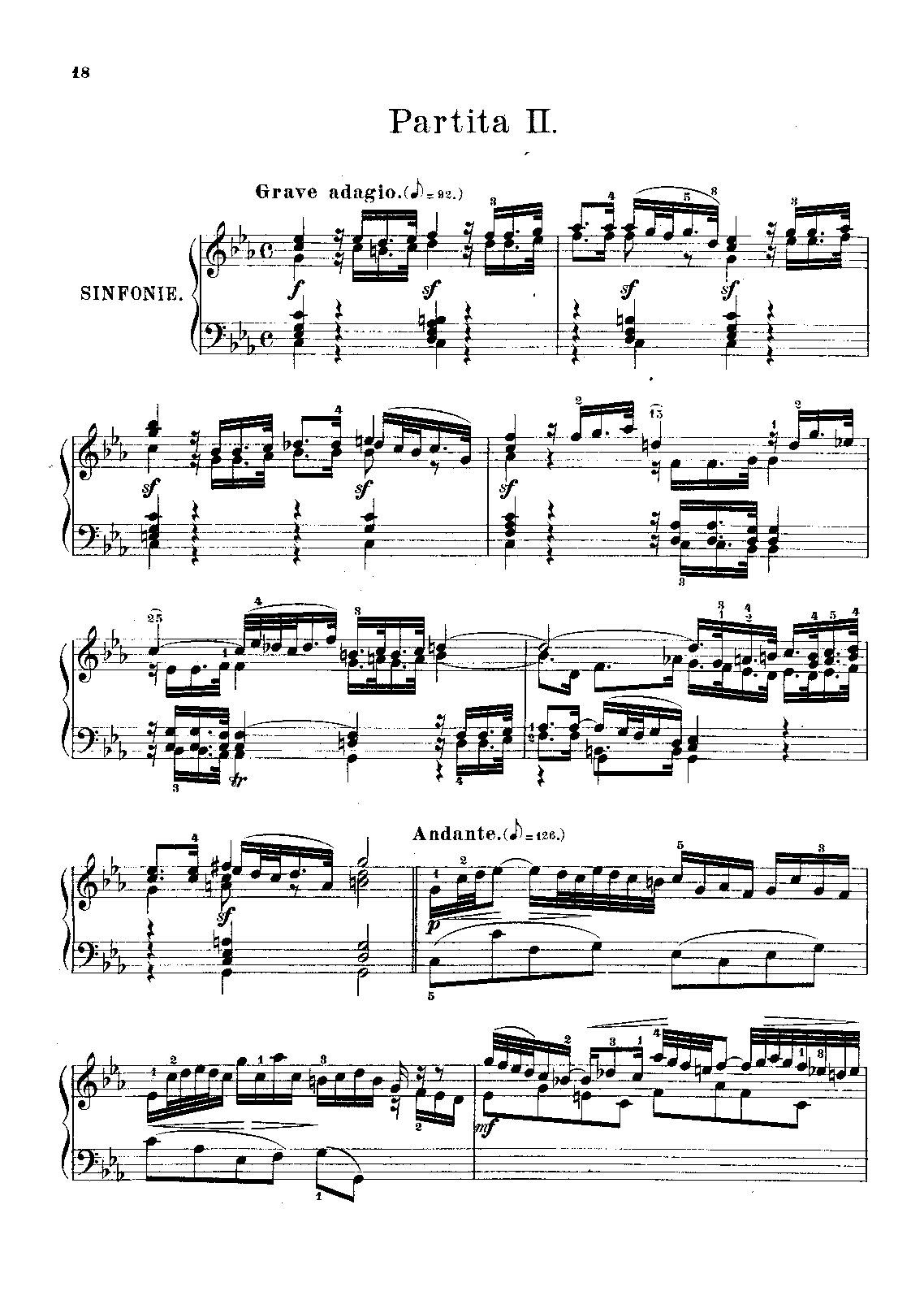 Partita in C minor, BWV 826