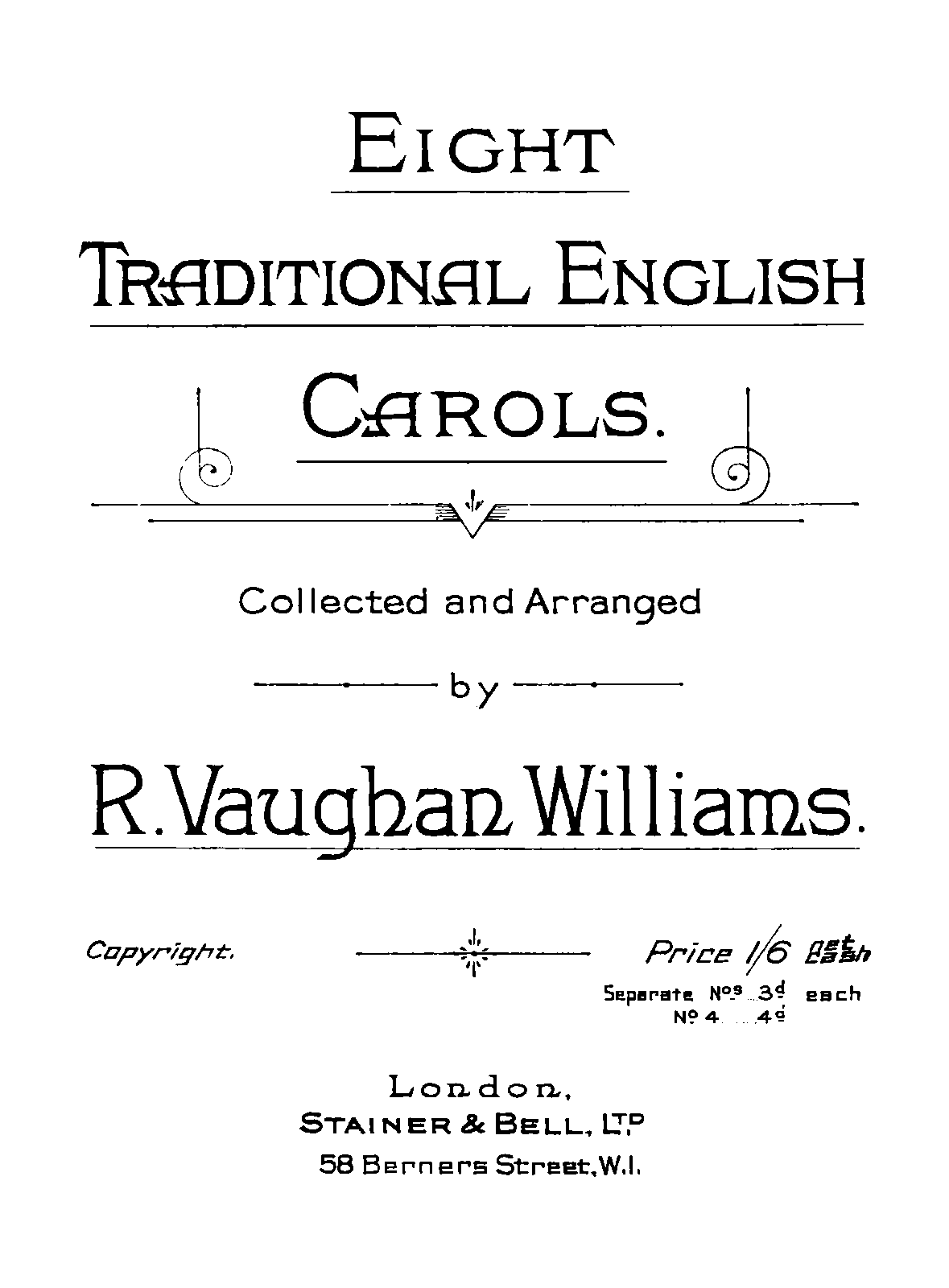 8 Traditional English Carols