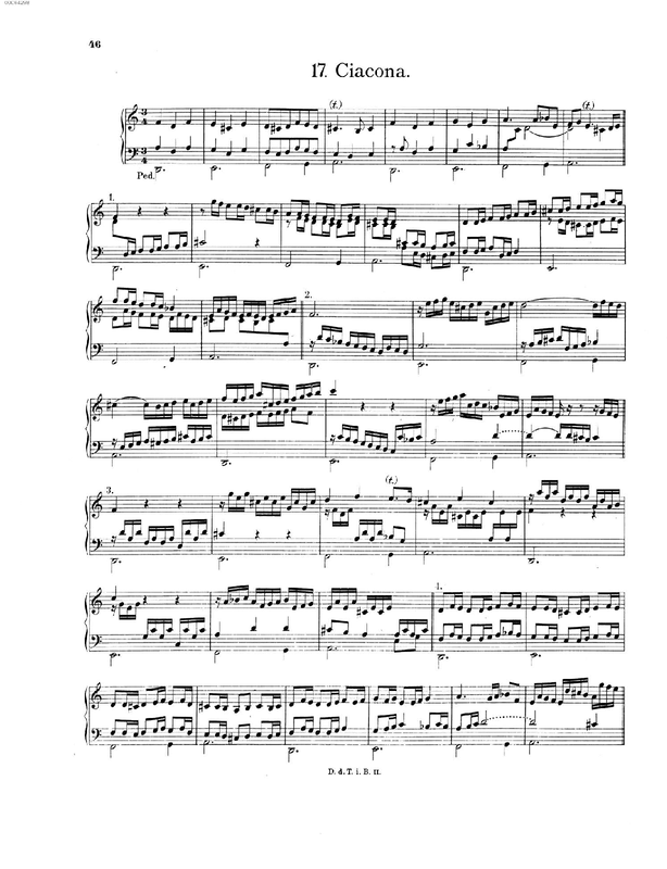 Chaconne in D minor, P.41