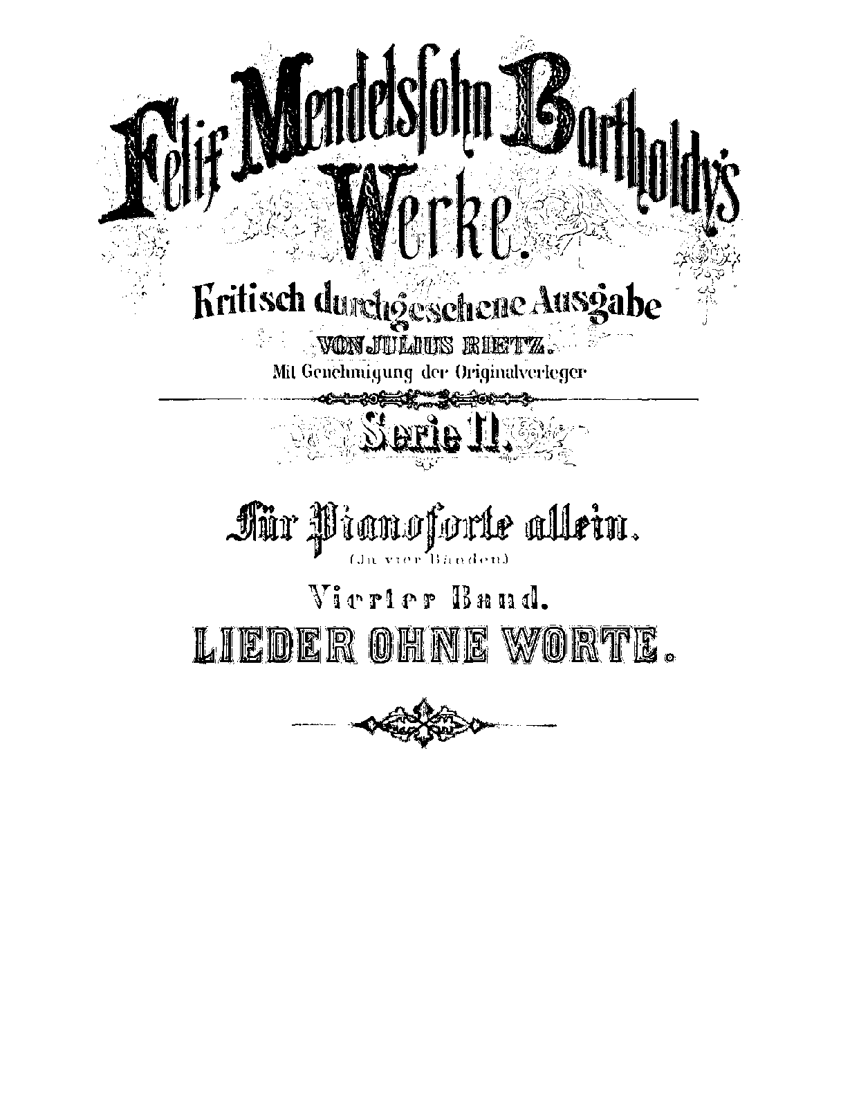 Lieder ohne Worte