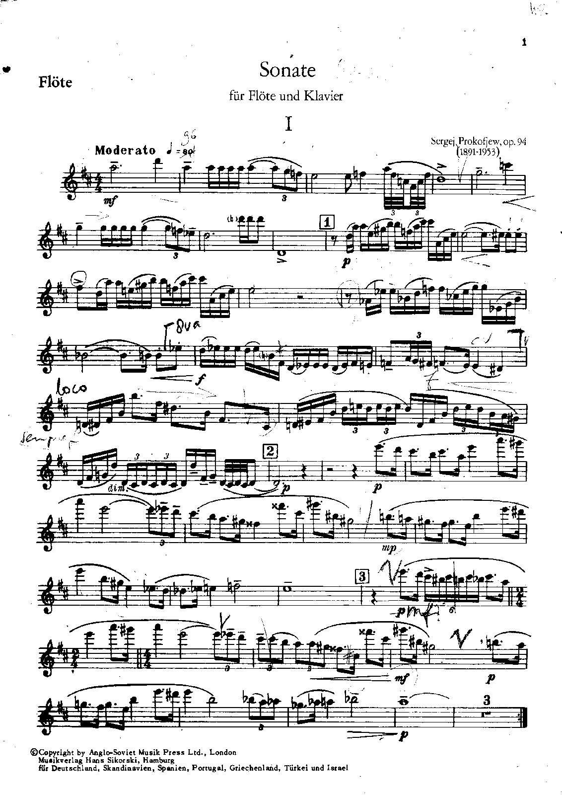 Flute Sonata, Op.94