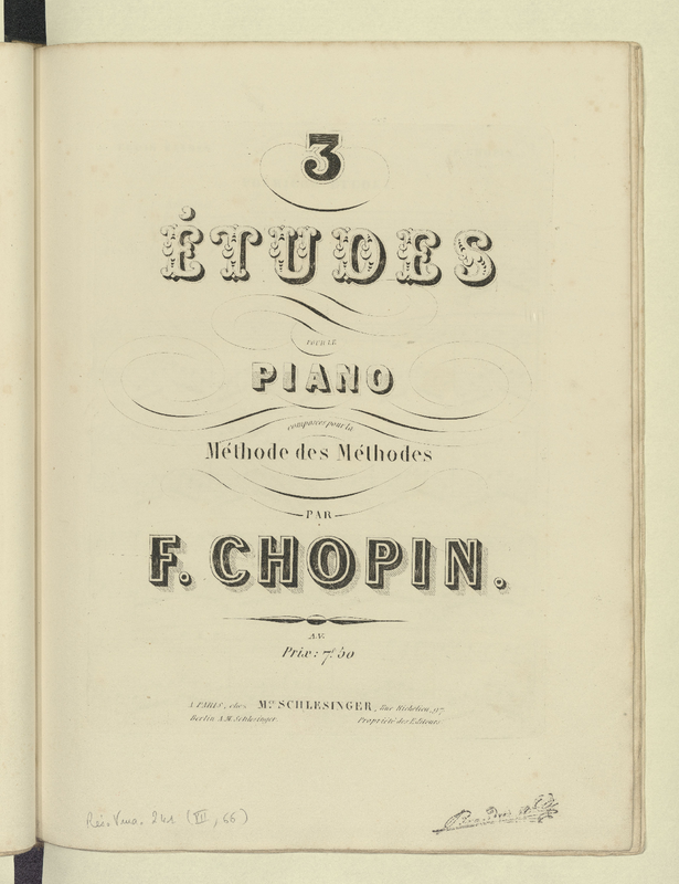 3 Nouvelles études, B.130
