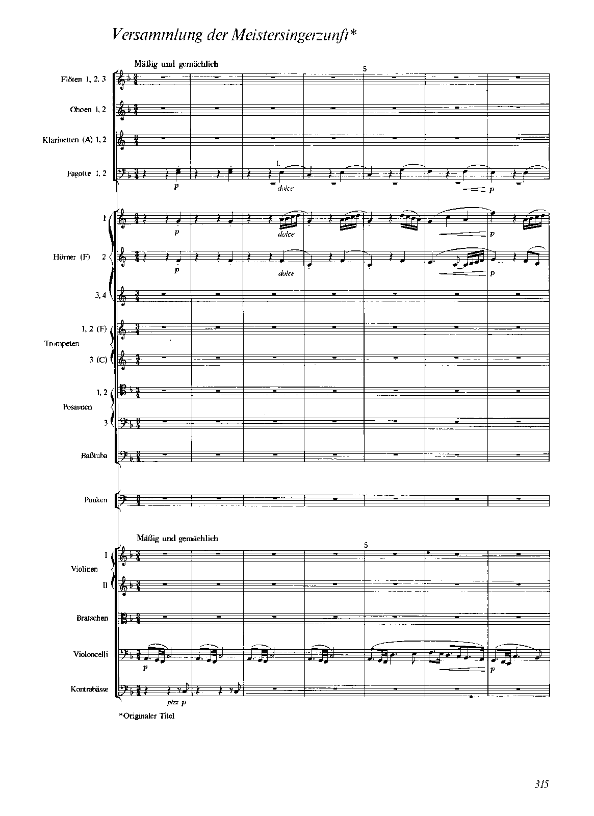 Die Meistersinger von Nürnberg, WWV 96