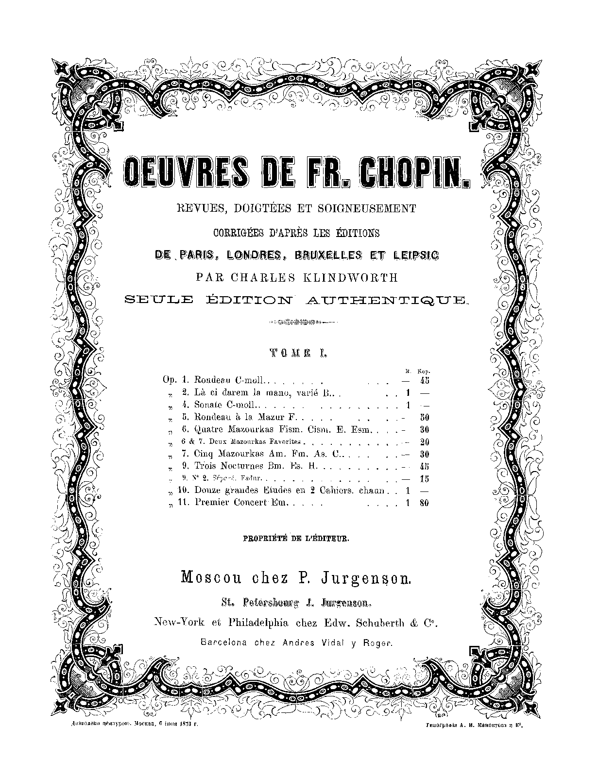Nocturnes, Op.9