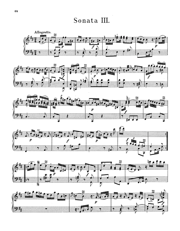 Keyboard Sonata in B minor, H.245