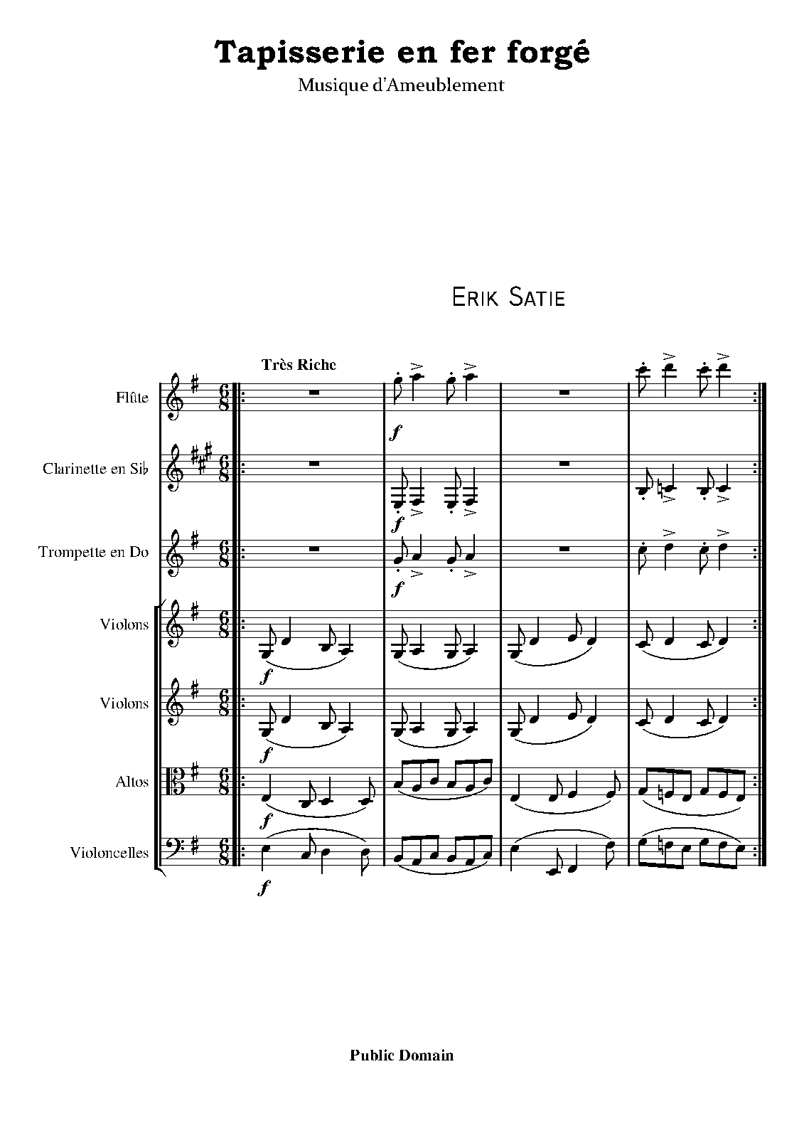 Musique d'Ameublement