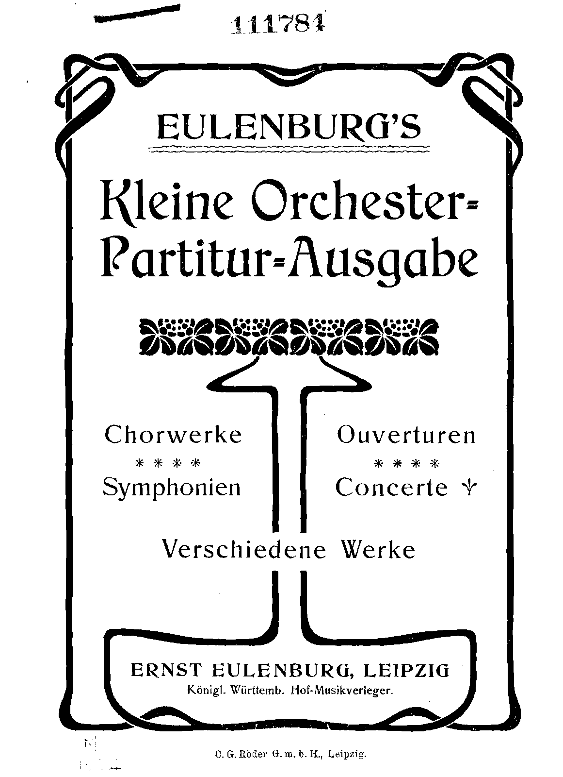 Meeresstille und glückliche Fahrt, Op.27