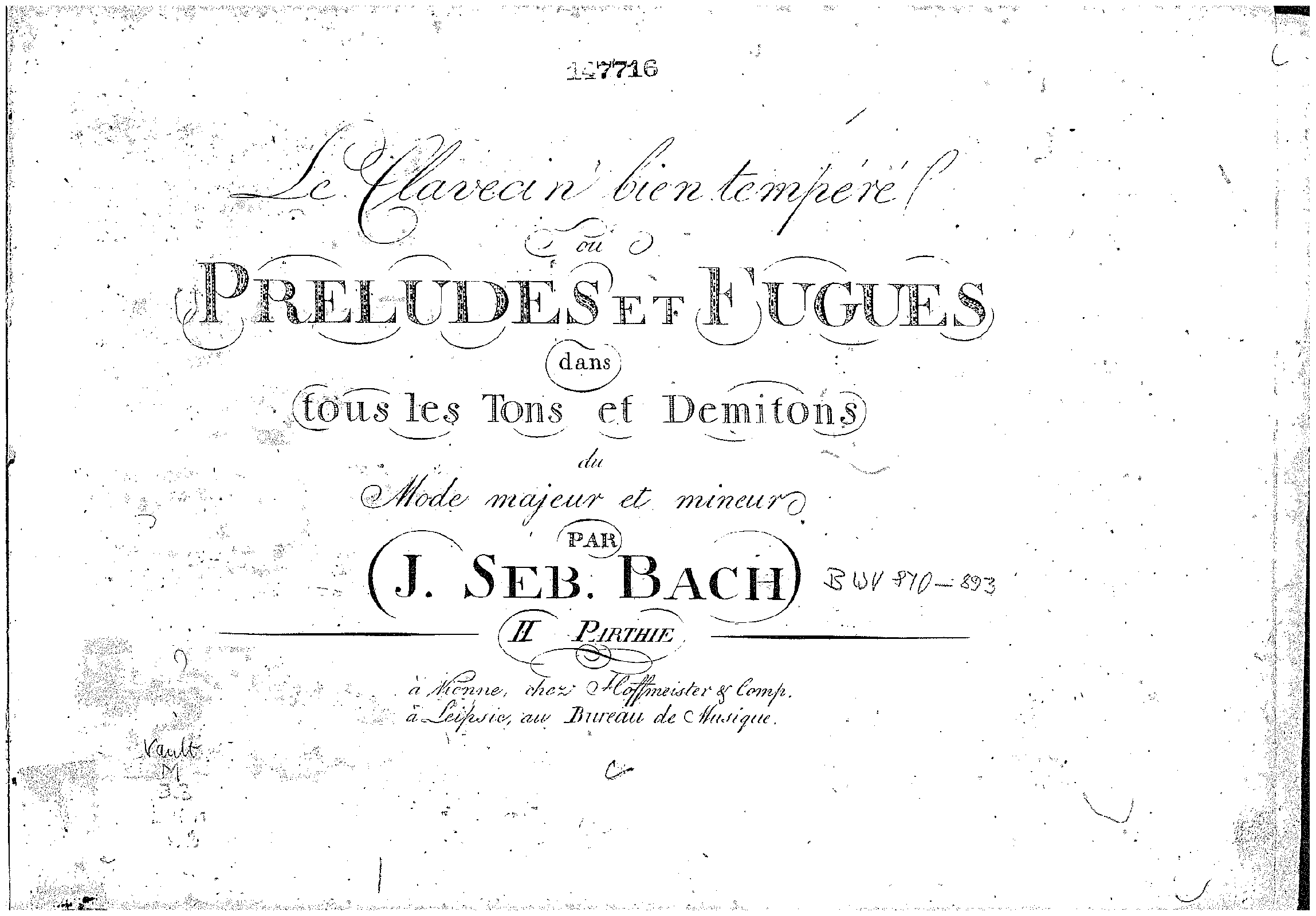 Das wohltemperierte Klavier II, BWV 870-893