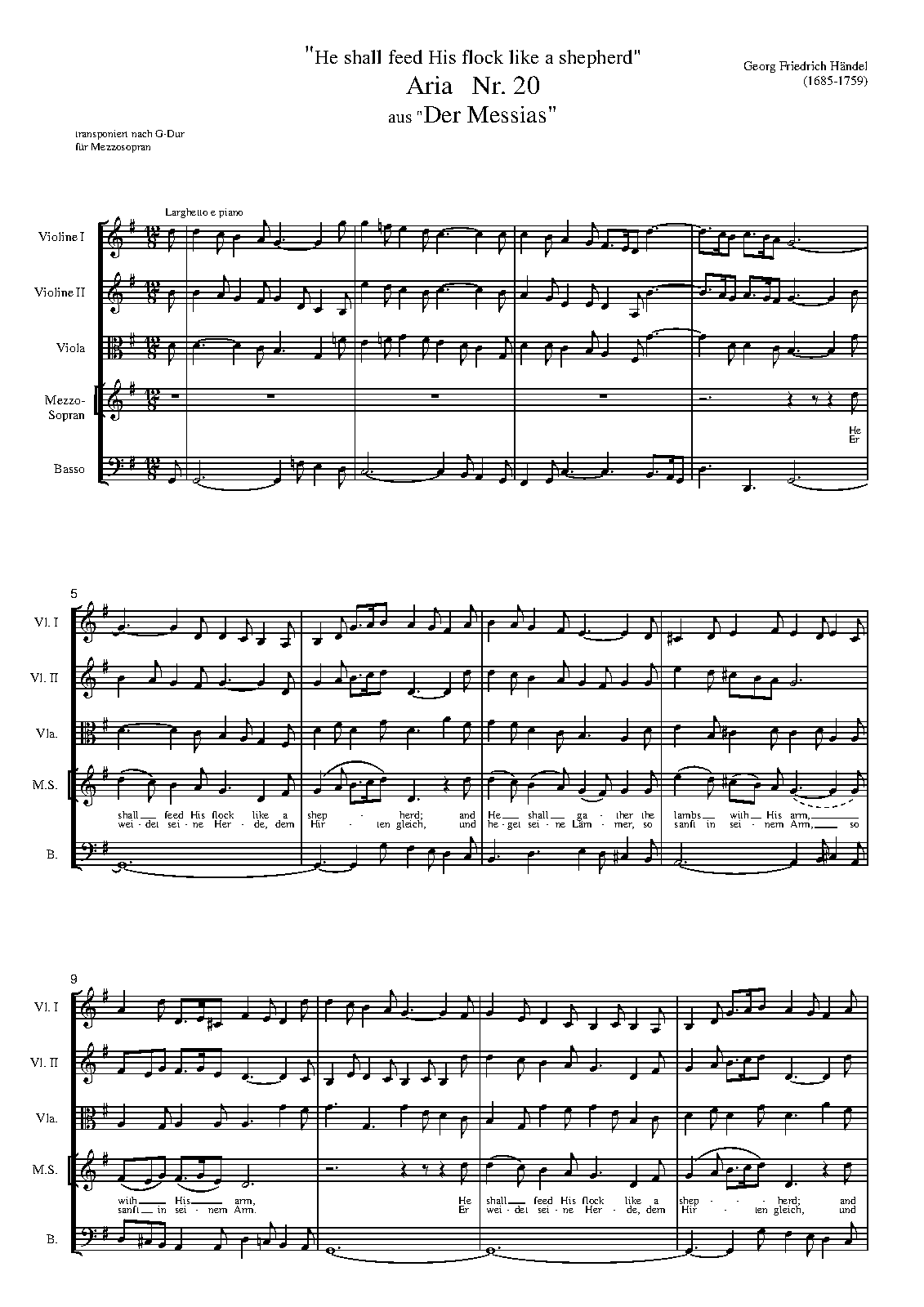 Messiah, HWV 56
