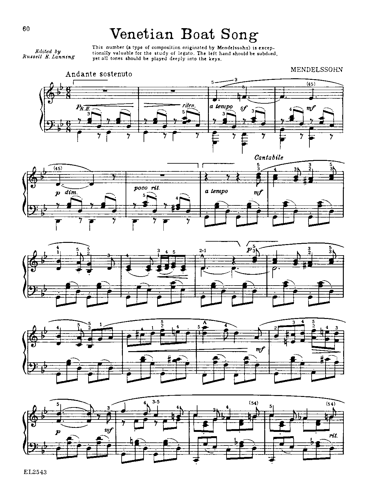 Lieder ohne Worte, Op.19b