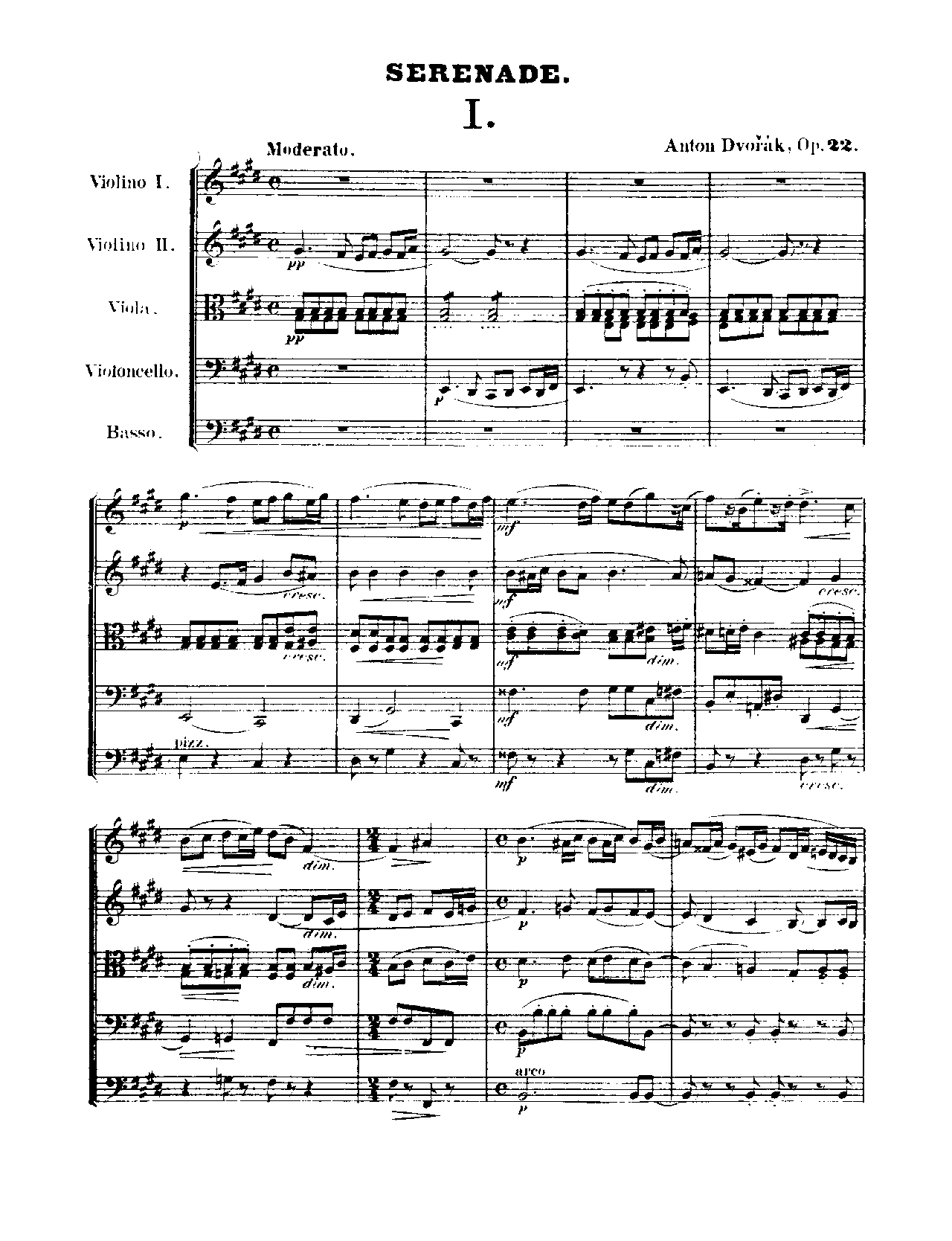 Serenade for Strings, Op.22