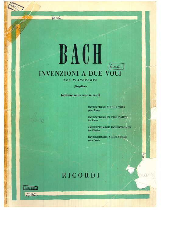 15 Inventions, BWV 772-786