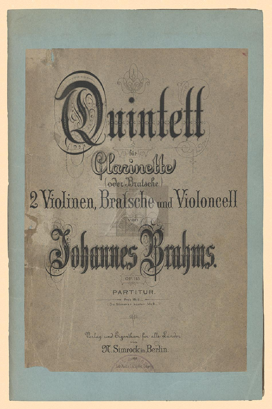 Clarinet Quintet, Op.115