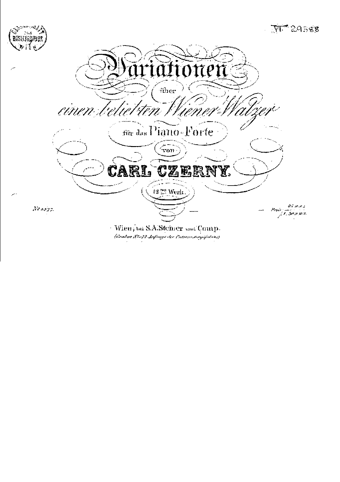 Variationen über einen beliebten Wiener-Walzer, Op.12