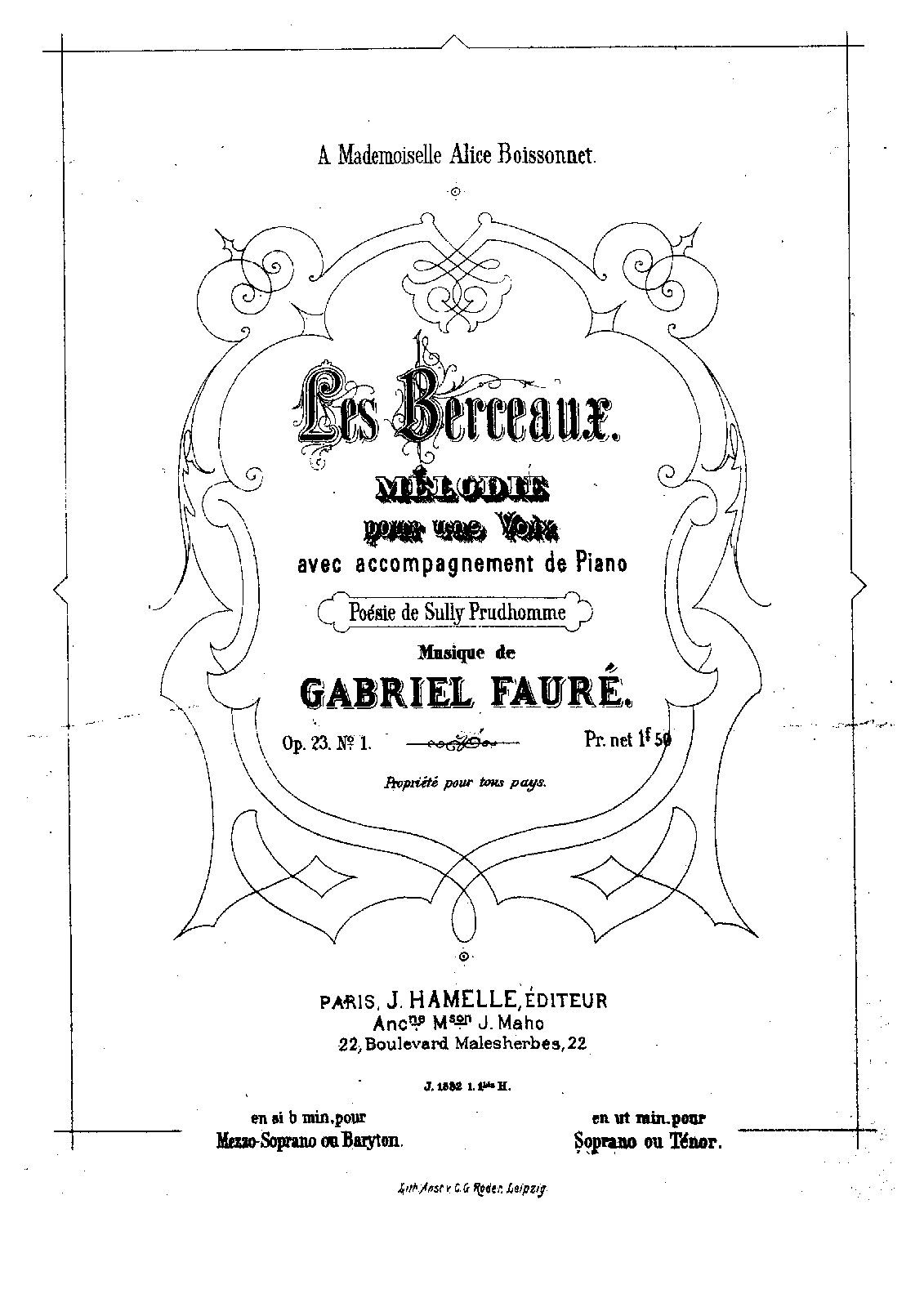3 Songs, Op.23