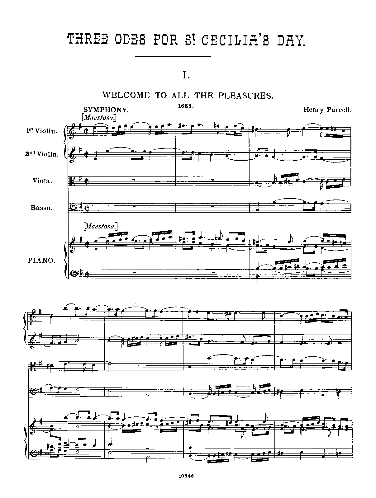 Welcome to All the Pleasures, Z.339
