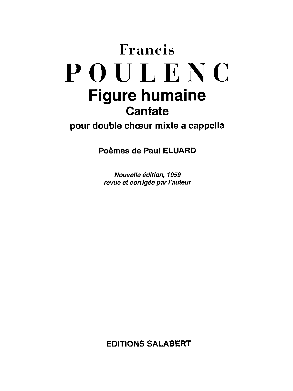 Figure humaine, FP 120