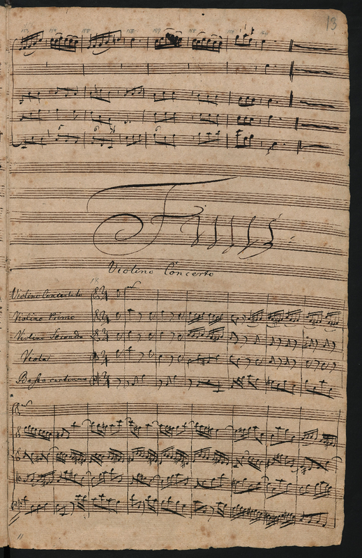 Violin Concerto in A minor, BWV 1041