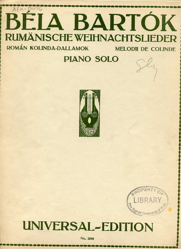 Romanian Christmas Carols, Sz.57