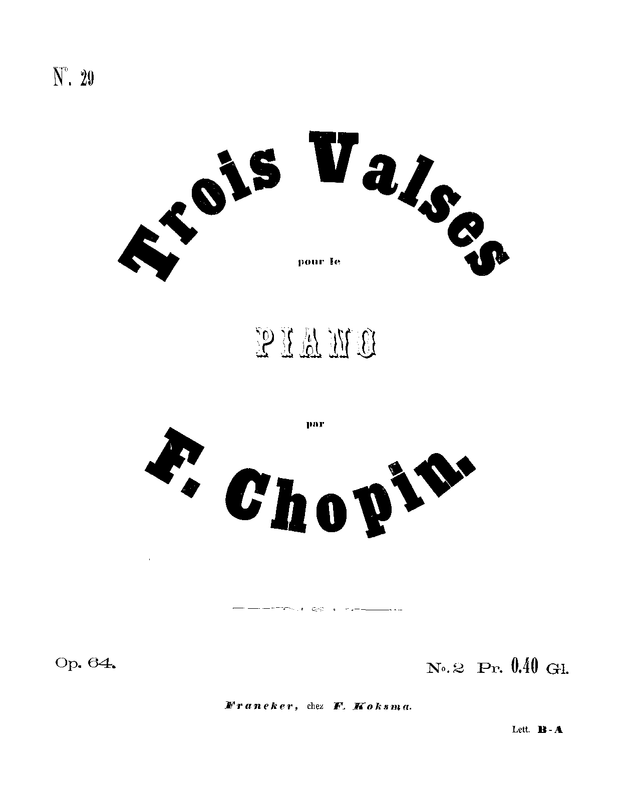 Waltzes, Op.64
