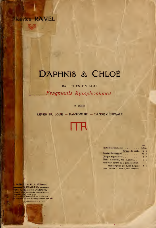 Daphnis et Chloé Suite No.2, M.57b