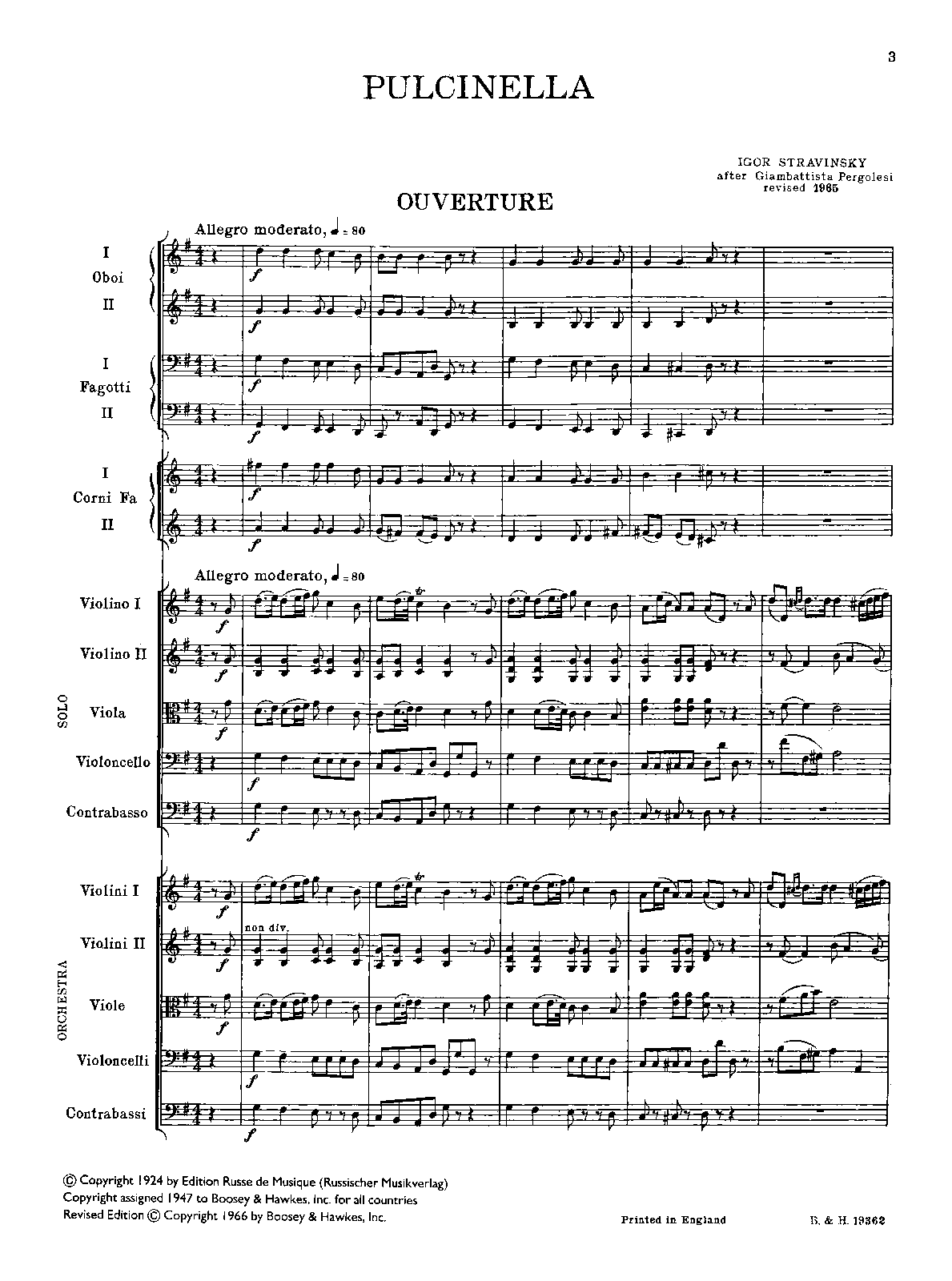 Pulcinella (ballet), K034