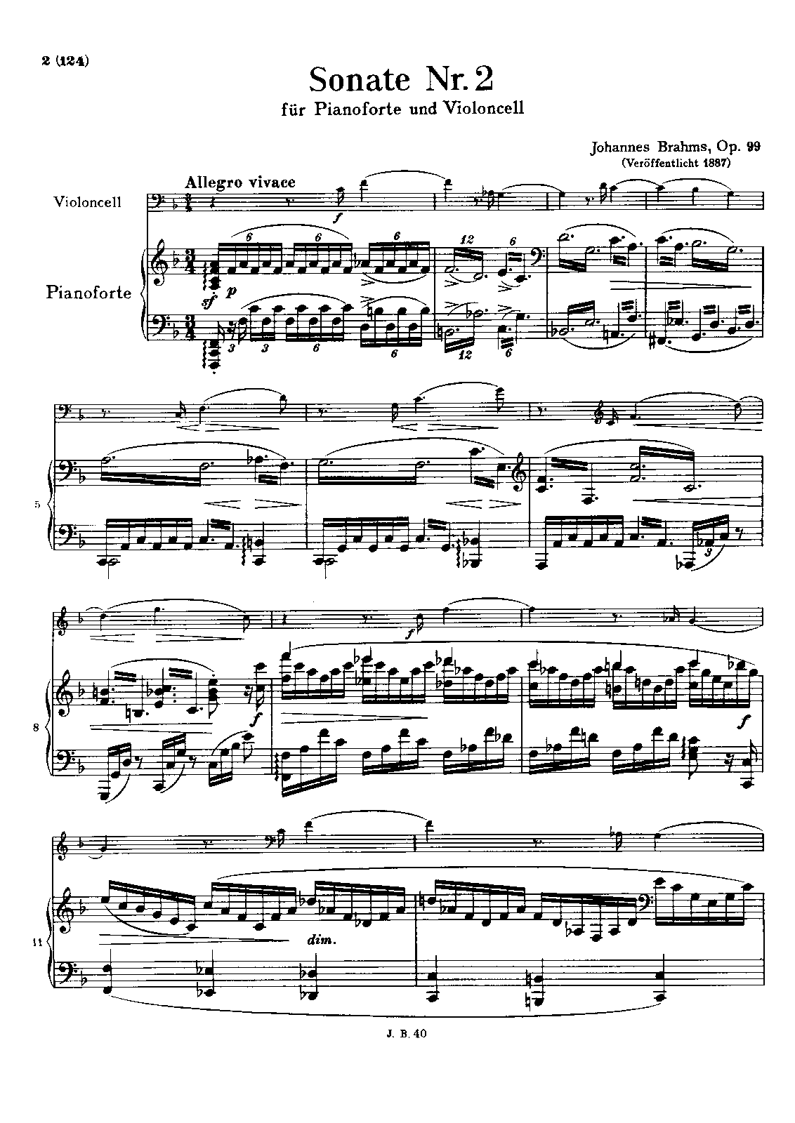 Cello Sonata No.2, Op.99