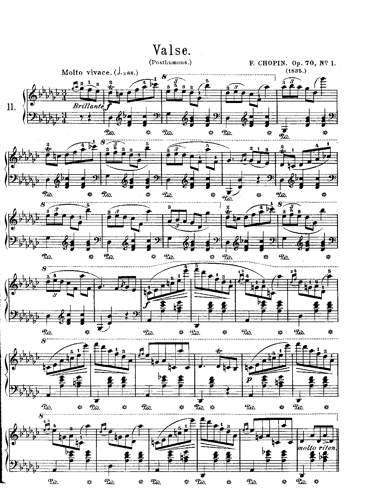 Waltzes, Op.70