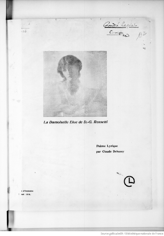 La damoiselle élue, CD 69