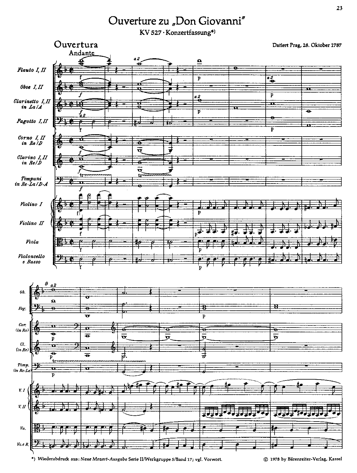 Don Giovanni, K.527