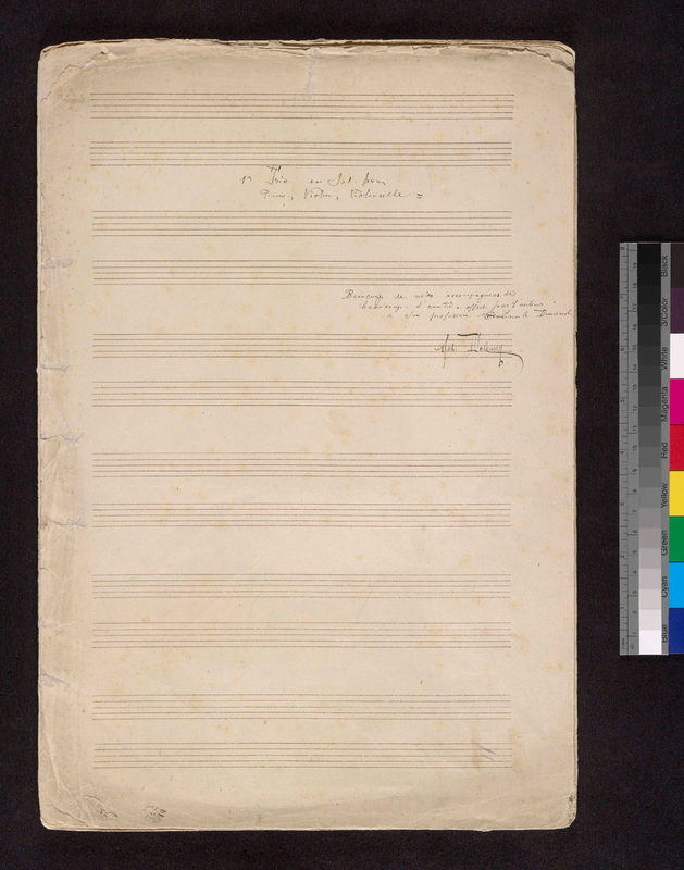 Piano Trio in G major, CD 5