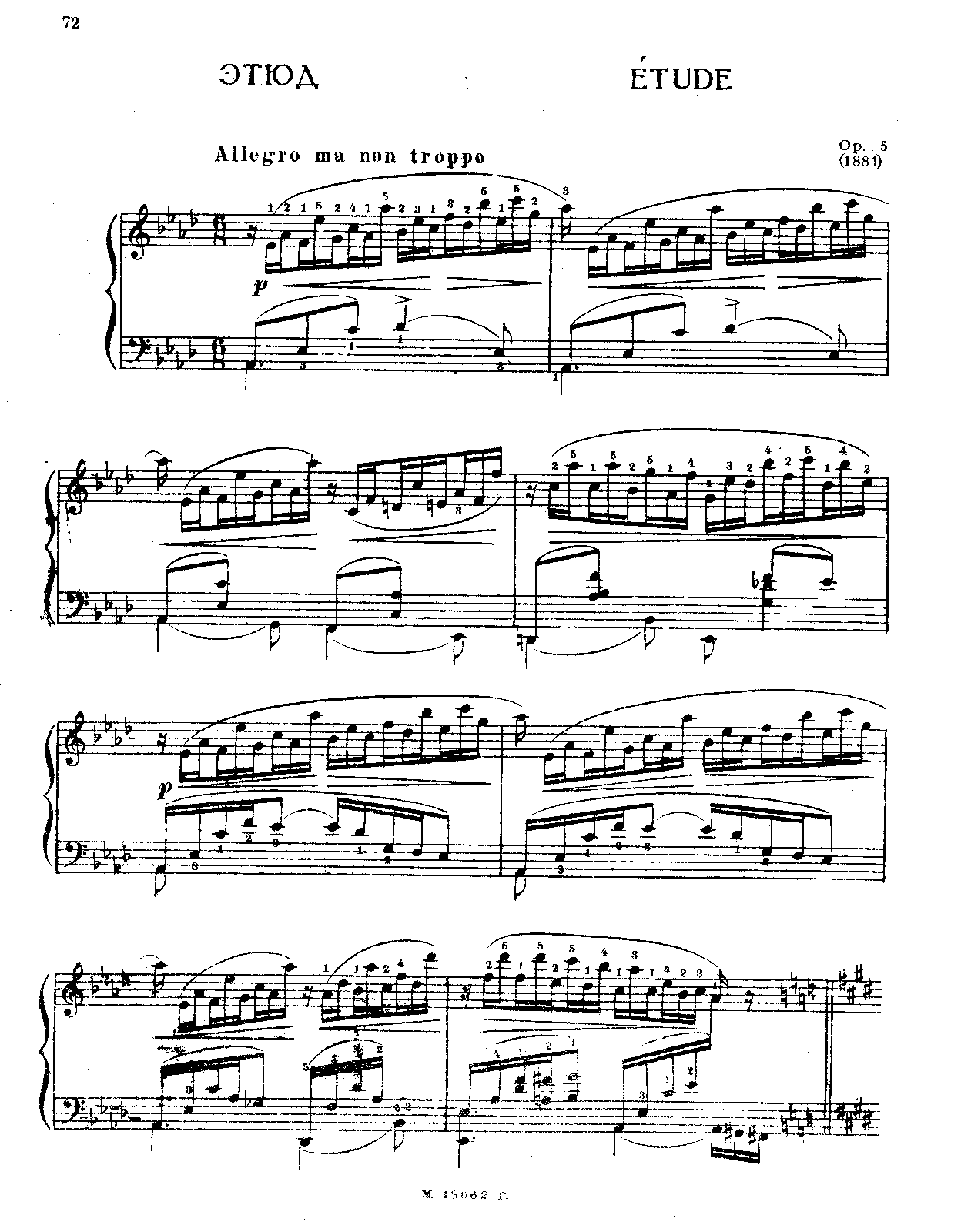Etude, Op.5