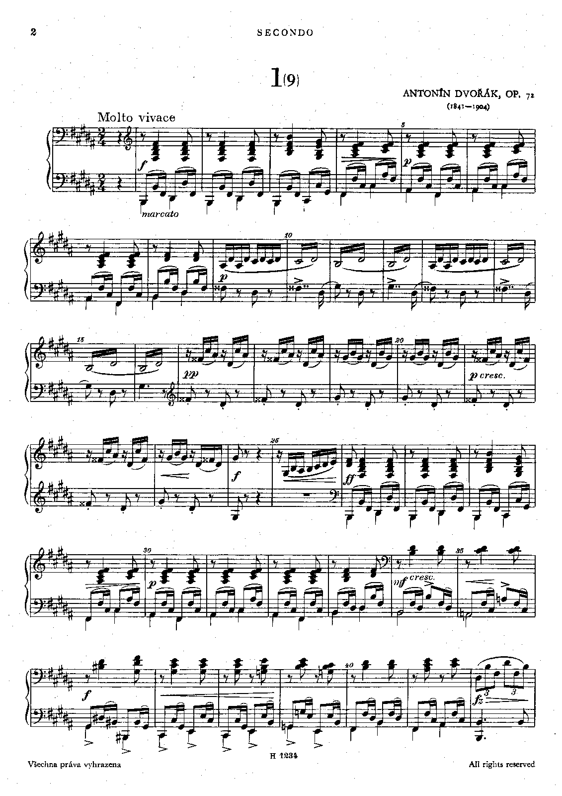 Slavonic Dances, Op.72