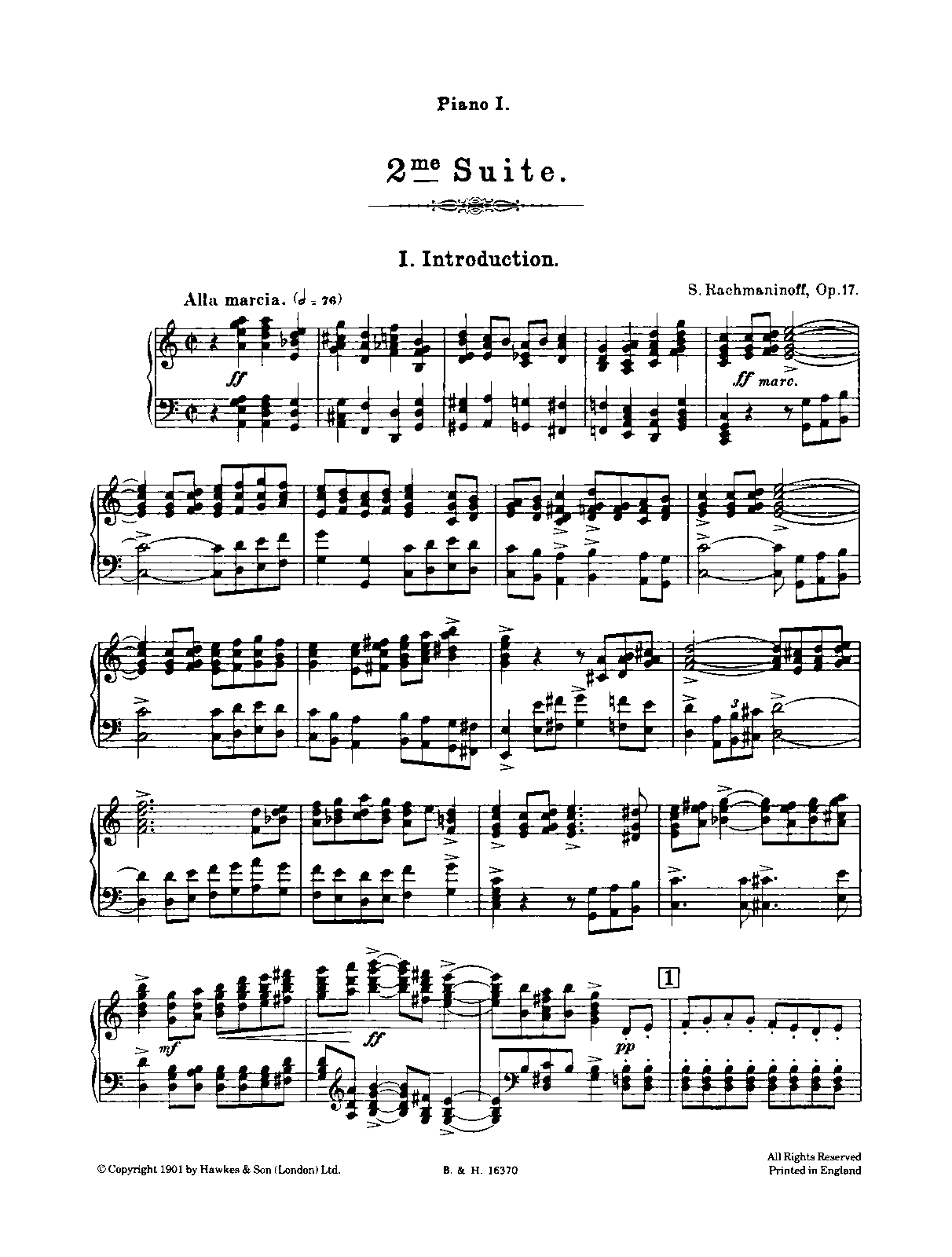 Suite No.2, Op.17