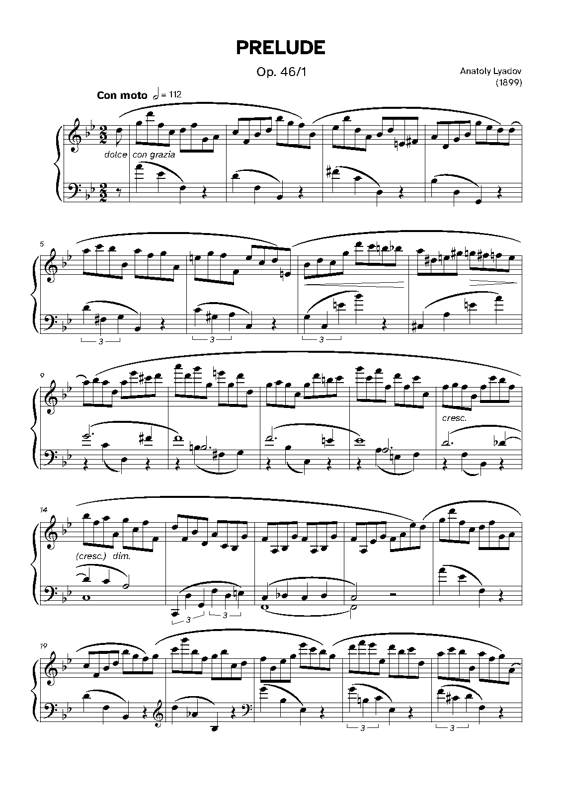 4 Preludes, Op.46