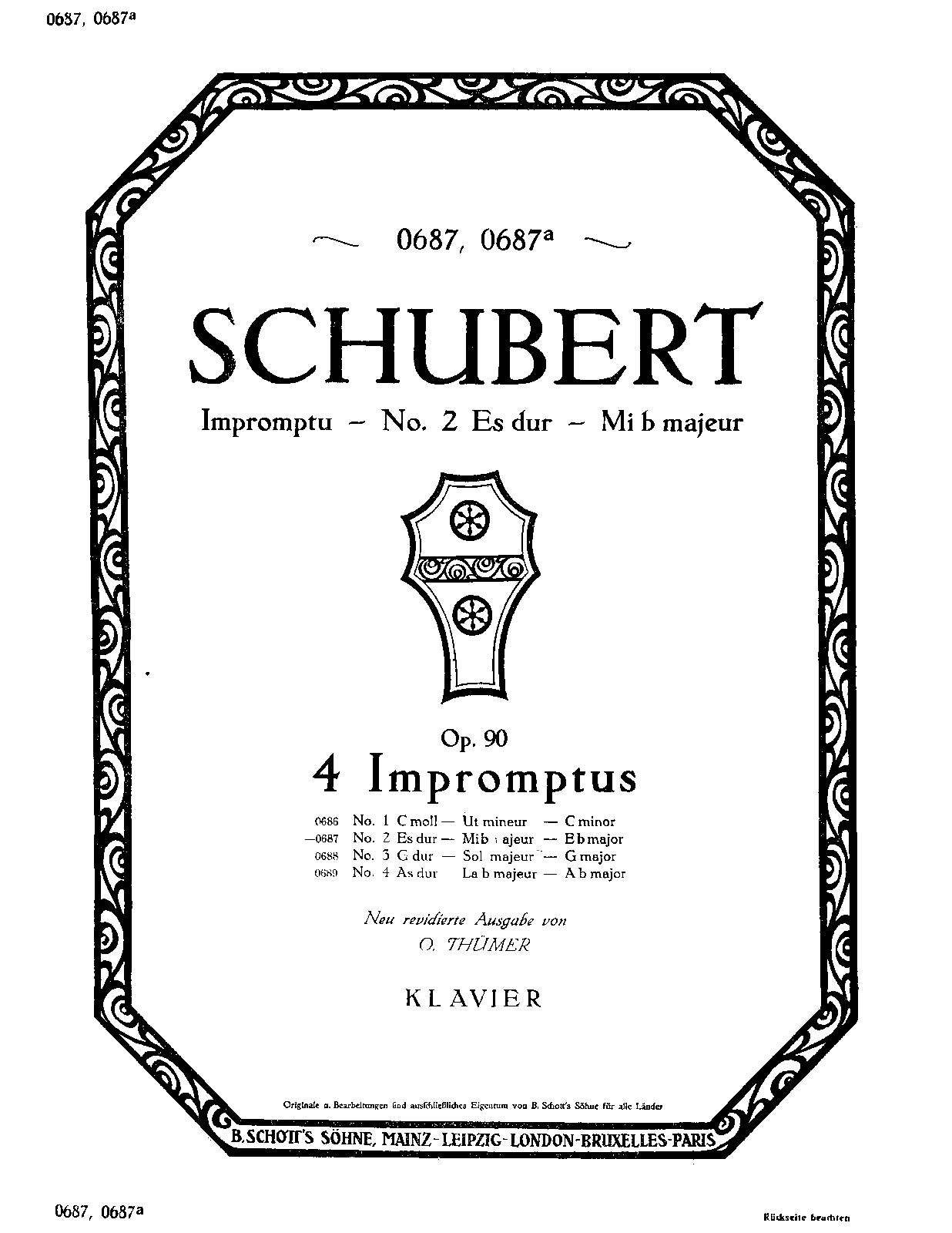 4 Impromptus, D.899