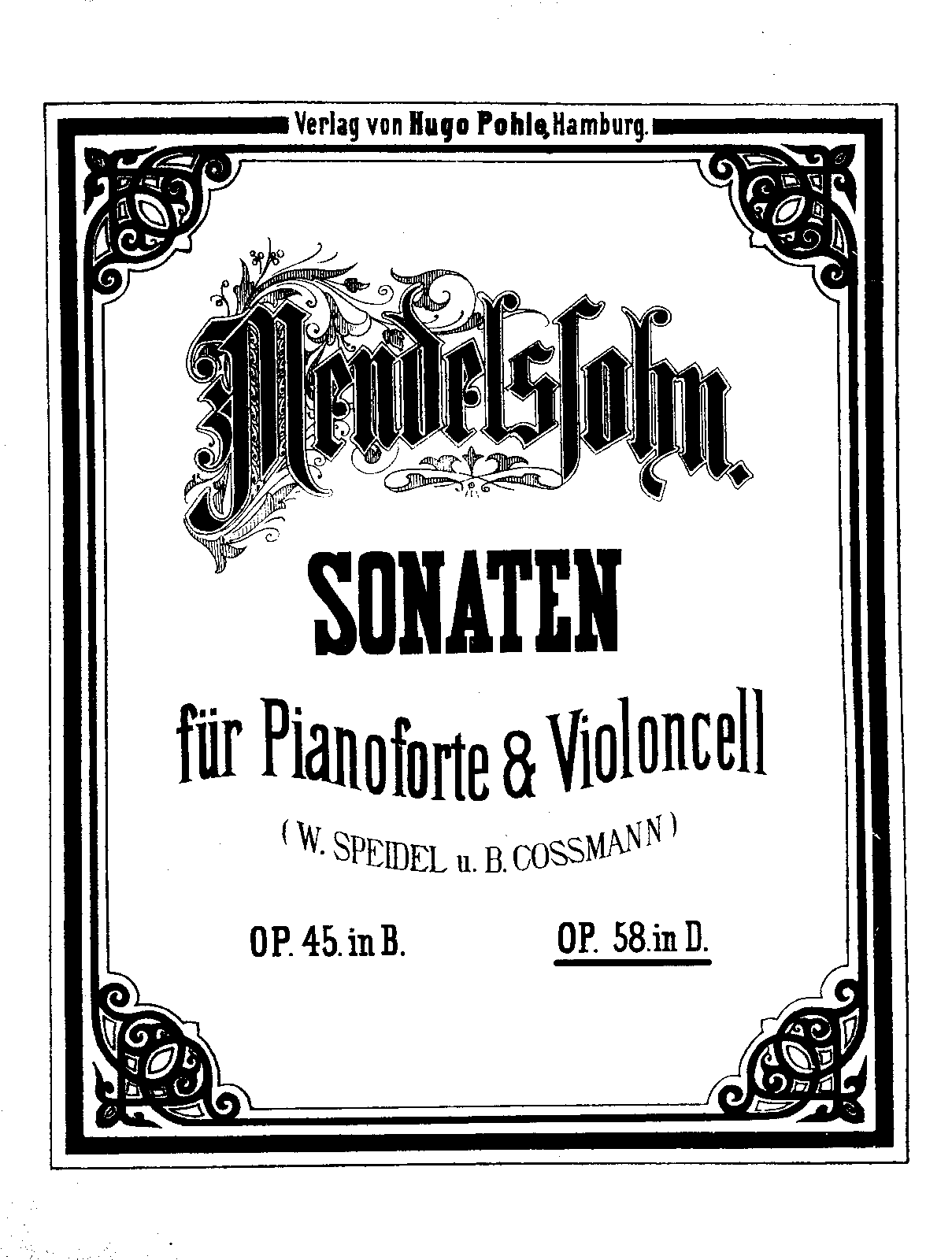 Cello Sonata No.2, Op.58