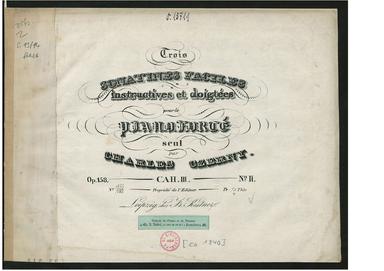 Rondeaux et sonatines faciles, instructives et doigtées, Op.158
