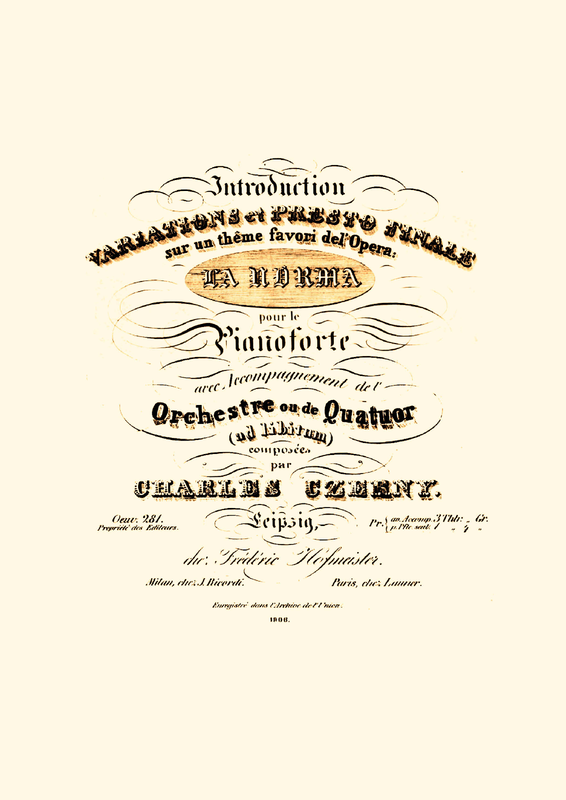 Introduction, variations et presto finale sur 'Norma', Op.281