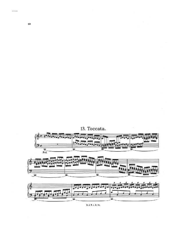 Toccata in C major, P.456