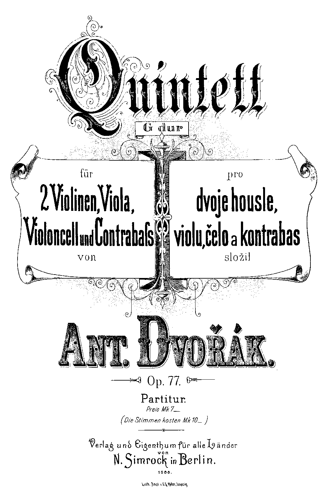 String Quintet No.2, Op.77
