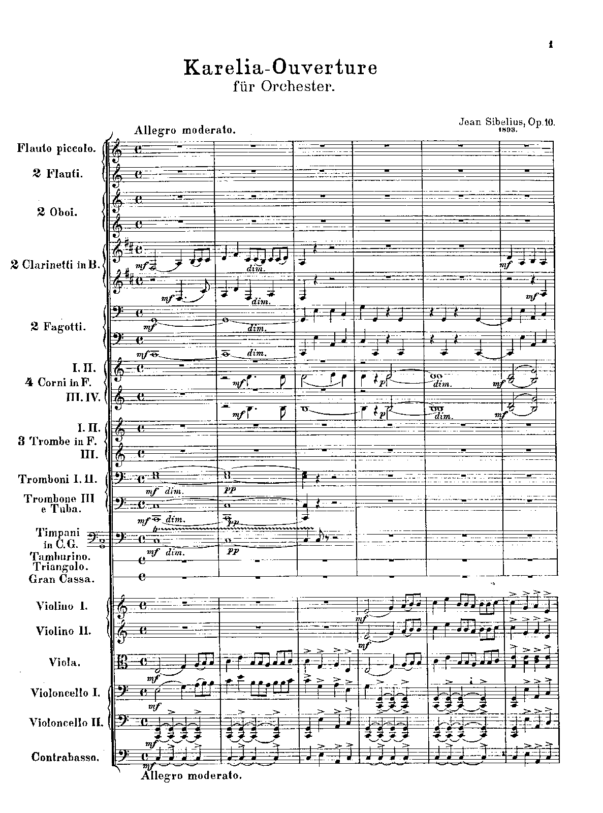 Karelia Overture, Op.10