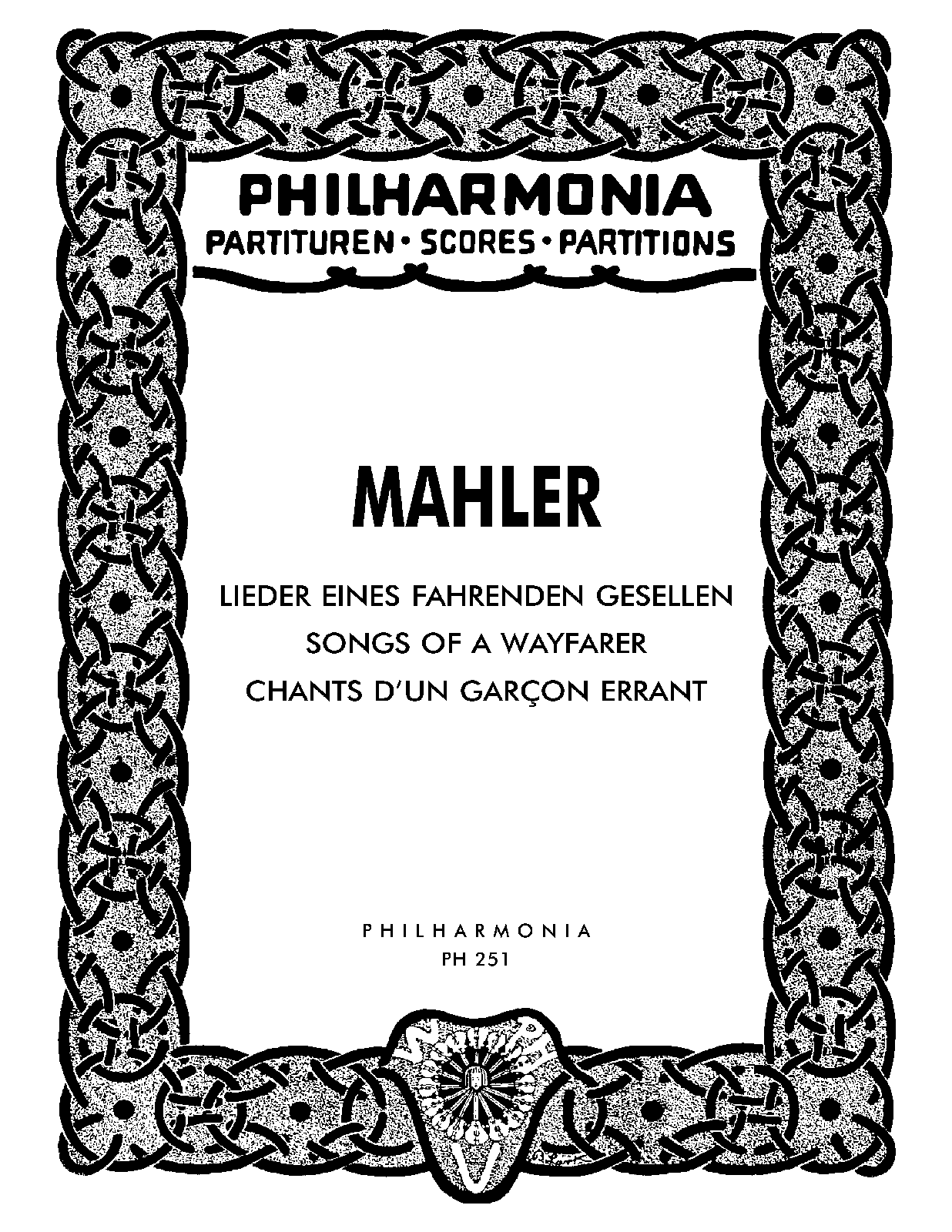 Lieder eines fahrenden Gesellen, GMW 10