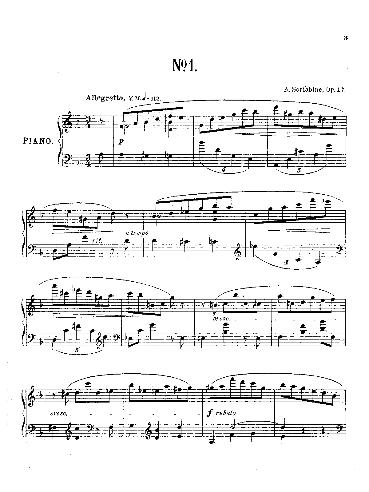 7 Preludes, Op.17