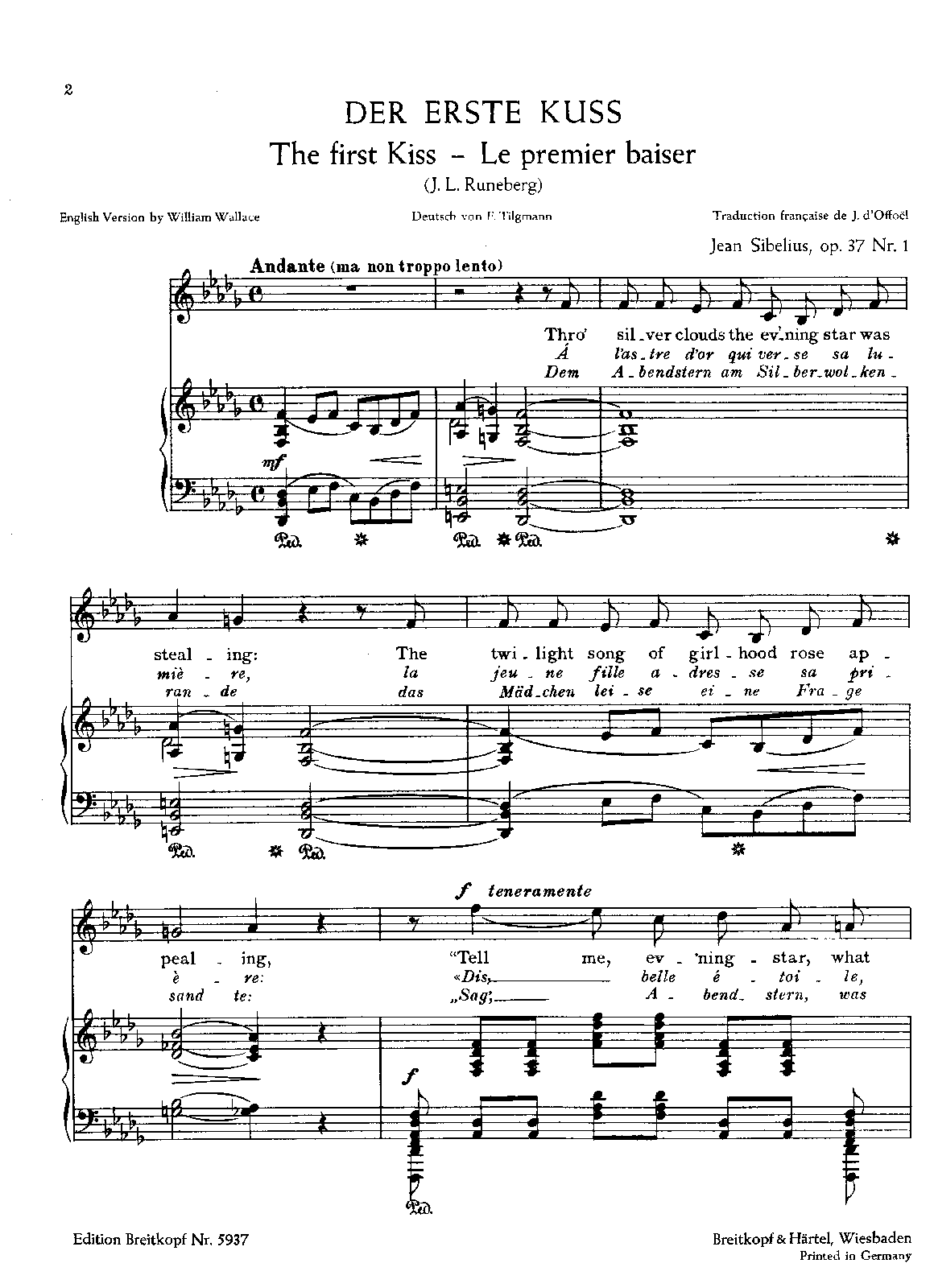 5 Songs, Op.37
