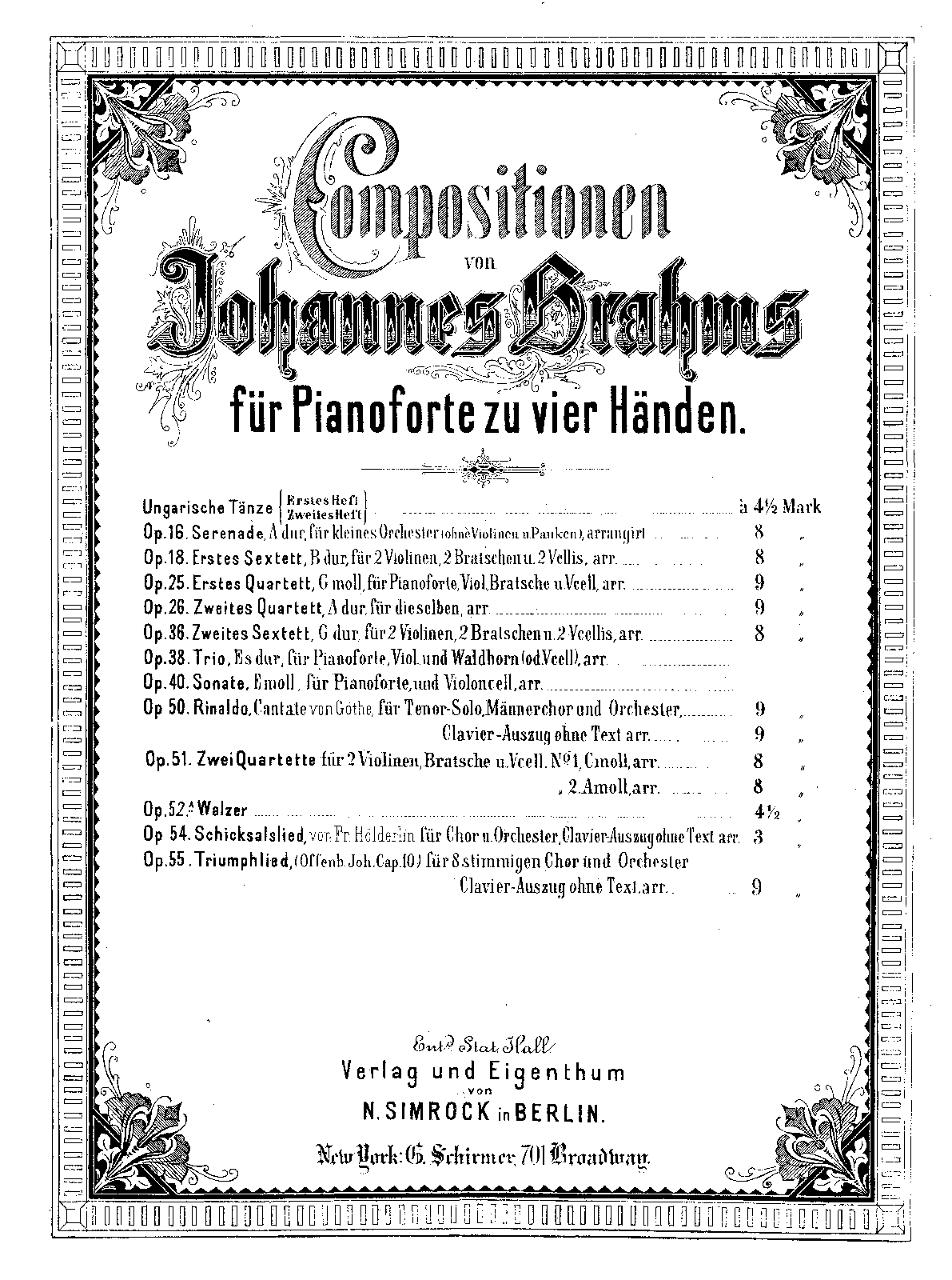 21 Hungarian Dances (Piano), WoO 1