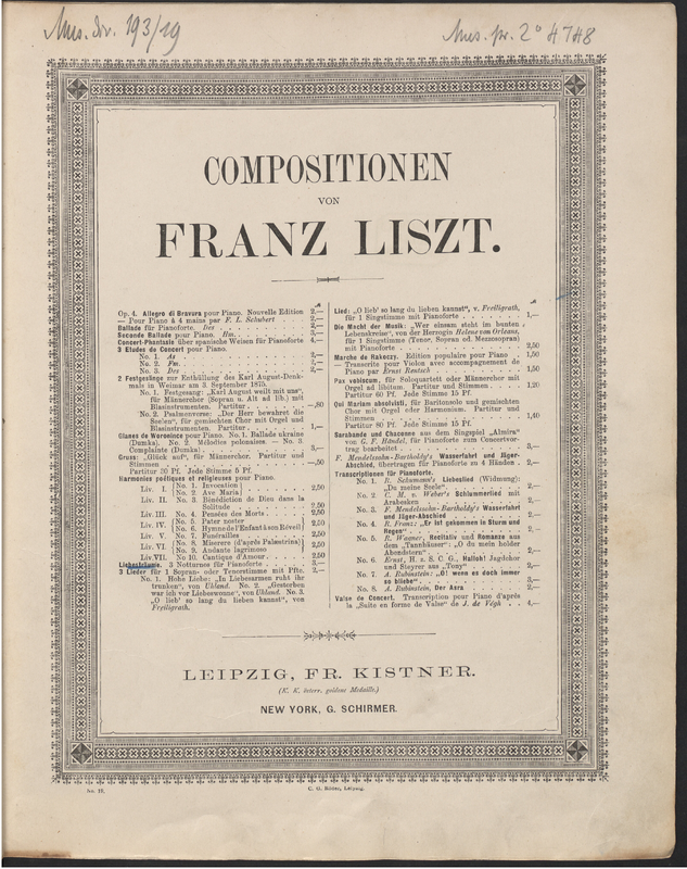 Liebesträume, S.541