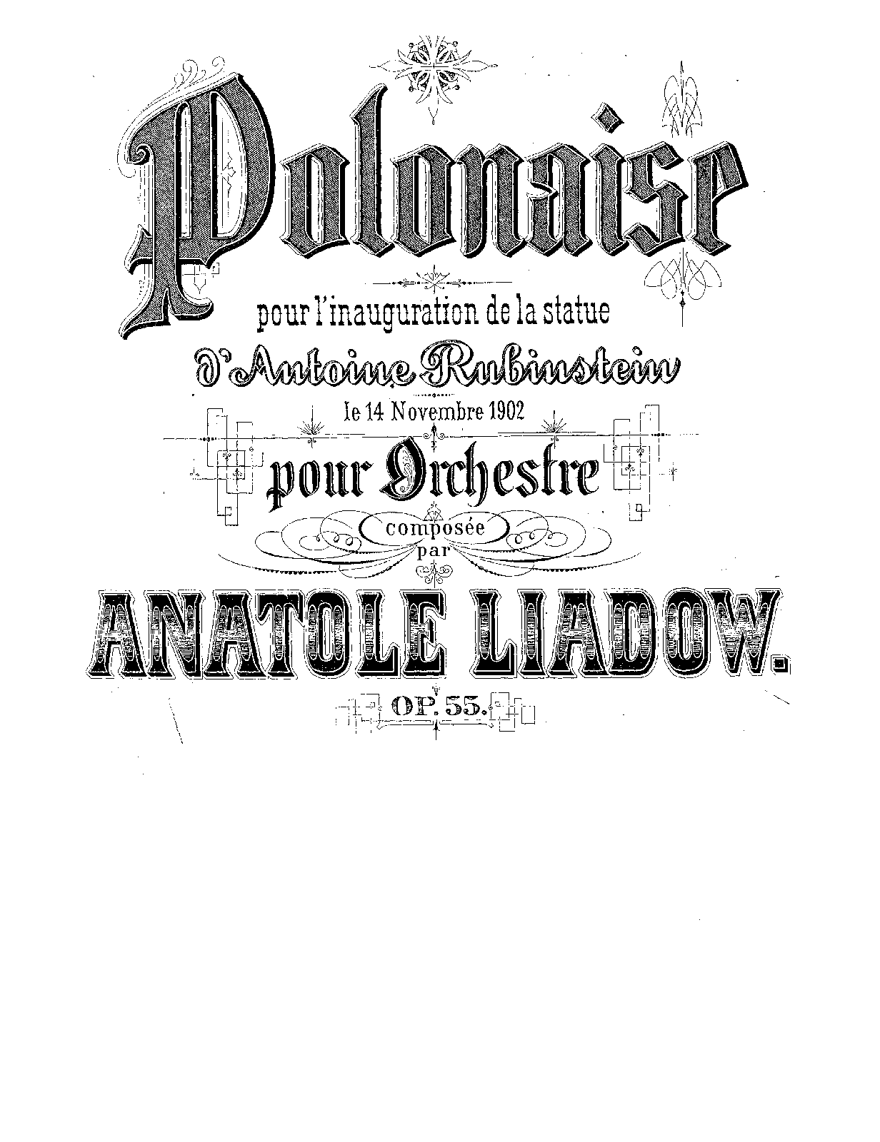 Polonaise for Orchestra, Op.55