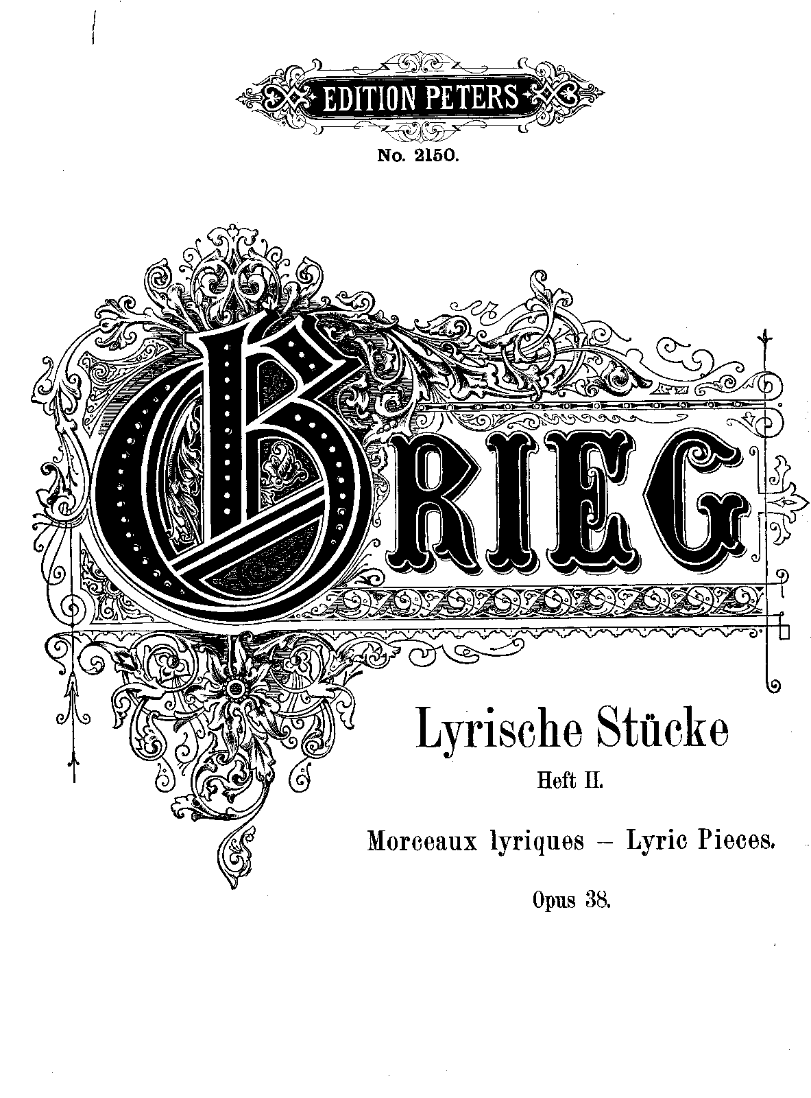 Lyric Pieces, Op.38