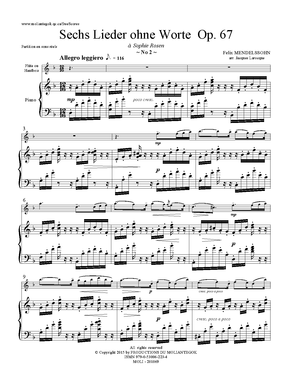 Lieder ohne Worte, Op.67